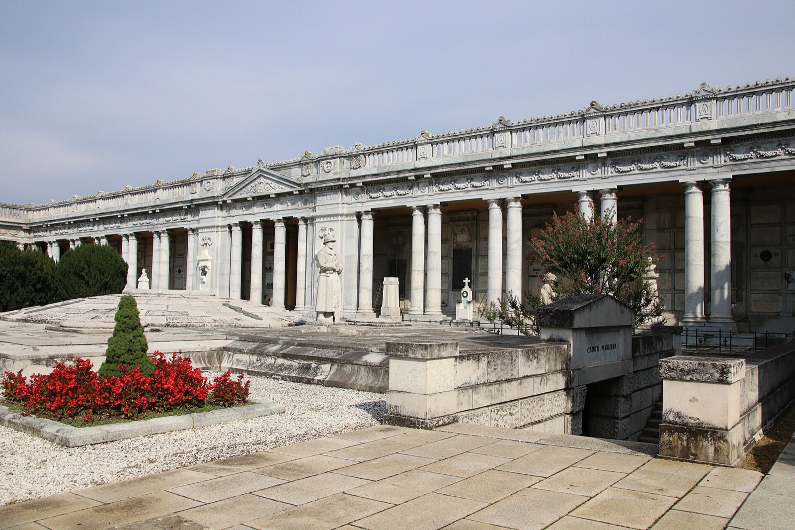 Monument Ossuary of the Great War (Certosa, Cloister VI) in Italy