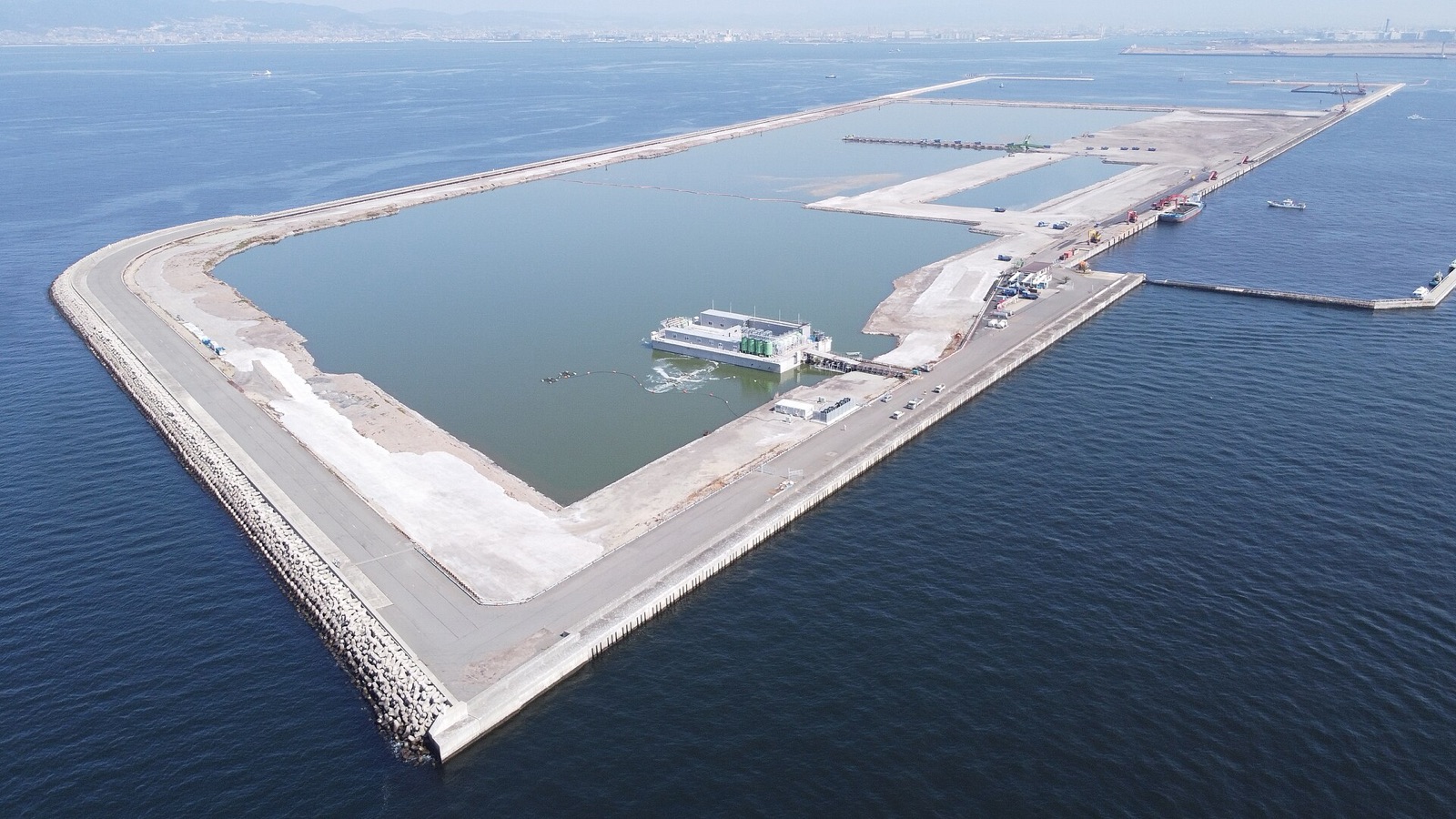Osaka Offshore Landfill in Japan