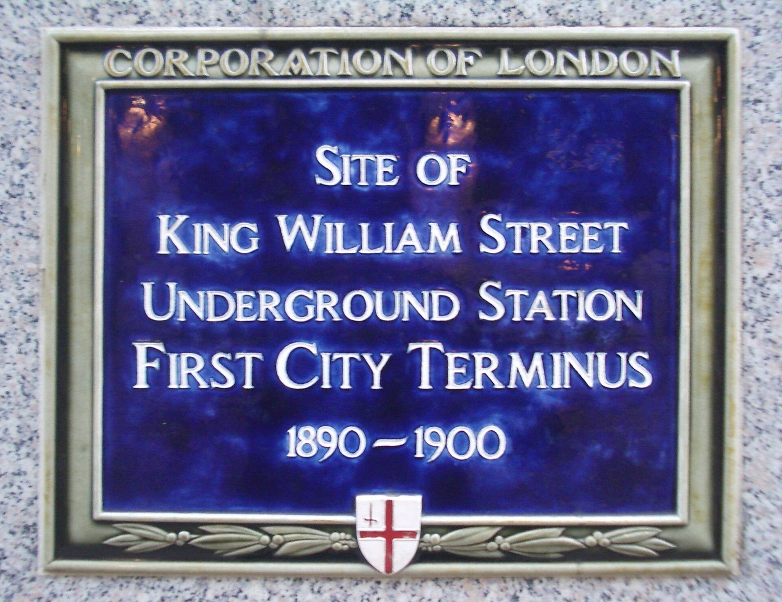 King William Street tube station in United Kingdom