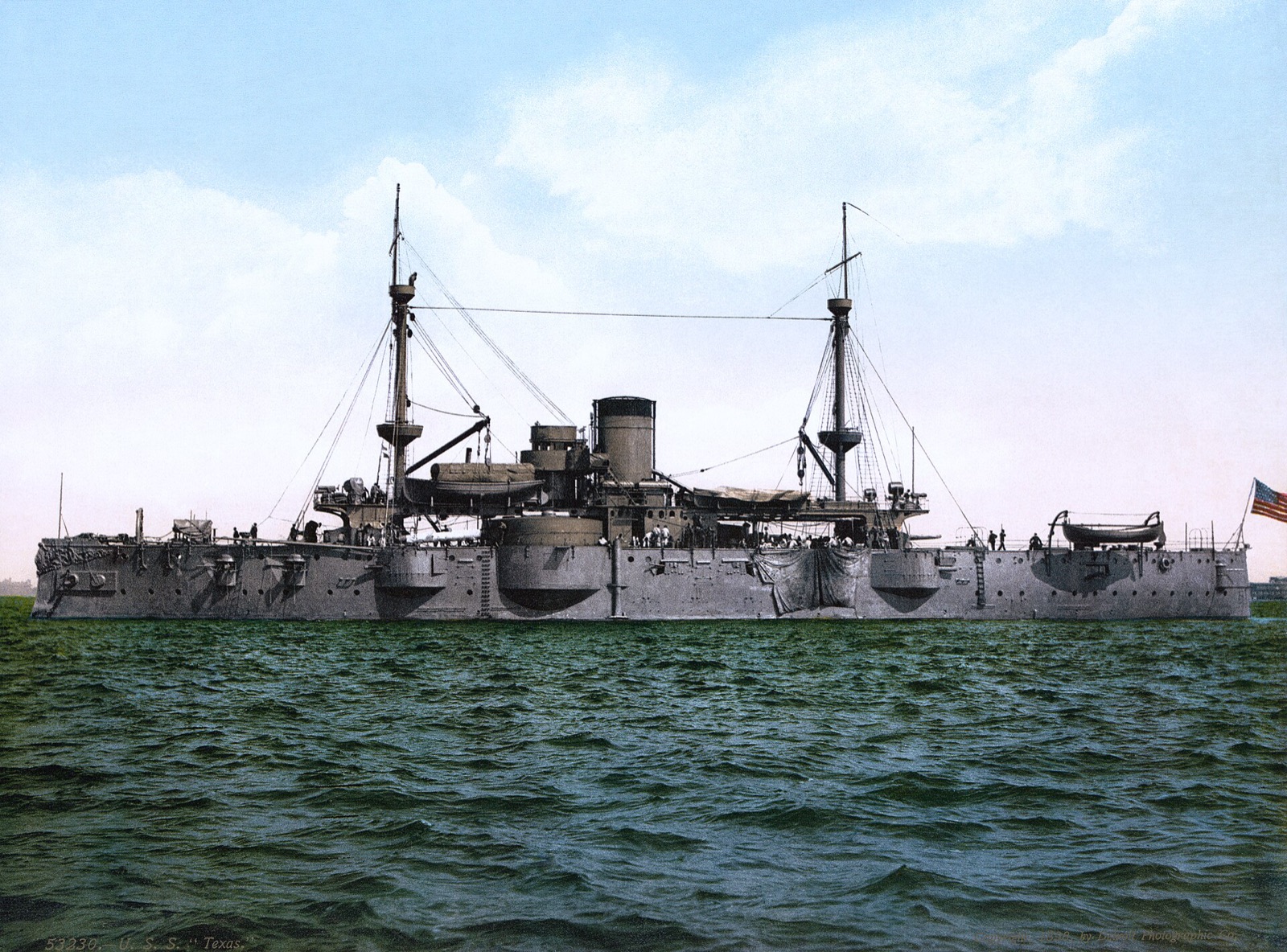 USS Texas in Location recorded in Wikidata