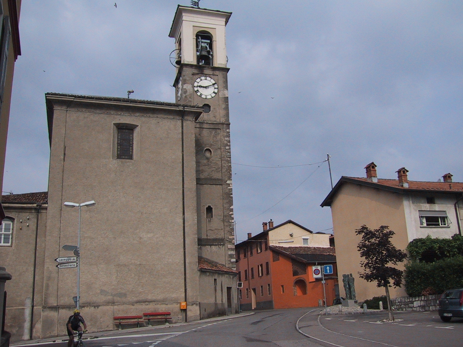 San Lorenzo Parish Church with ossuary in Switzerland