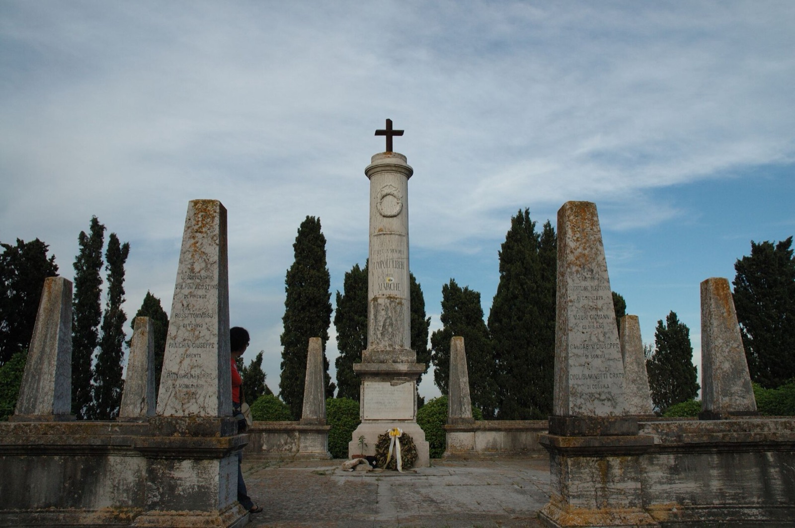 Charnel house of the Battle of Castelfidardo in Italy