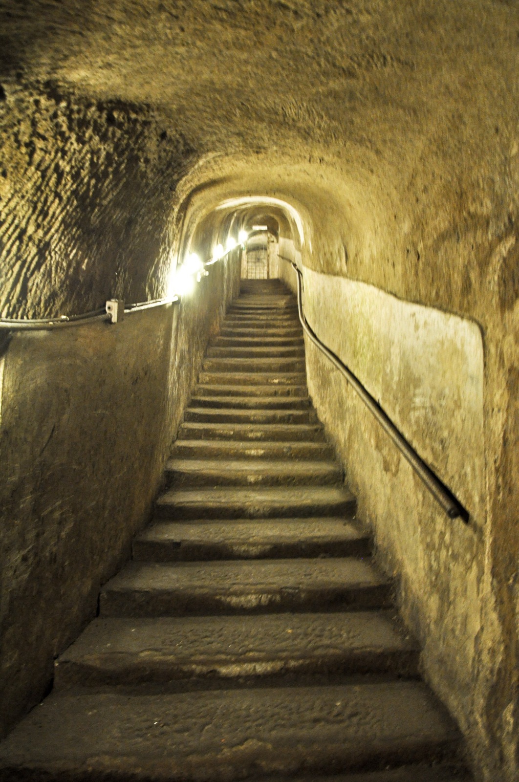 Naples underground geothermal zone in Italy