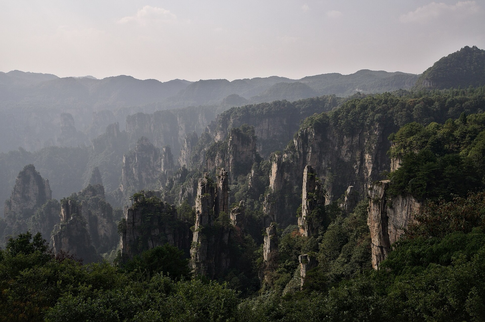 Zhangjiajie UNESCO Global Geopark in CN