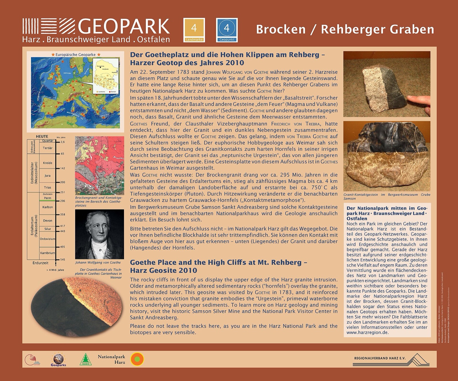 Harz - Braunschweiger Land - Ostfalen UNESCO Global Geopark in DE