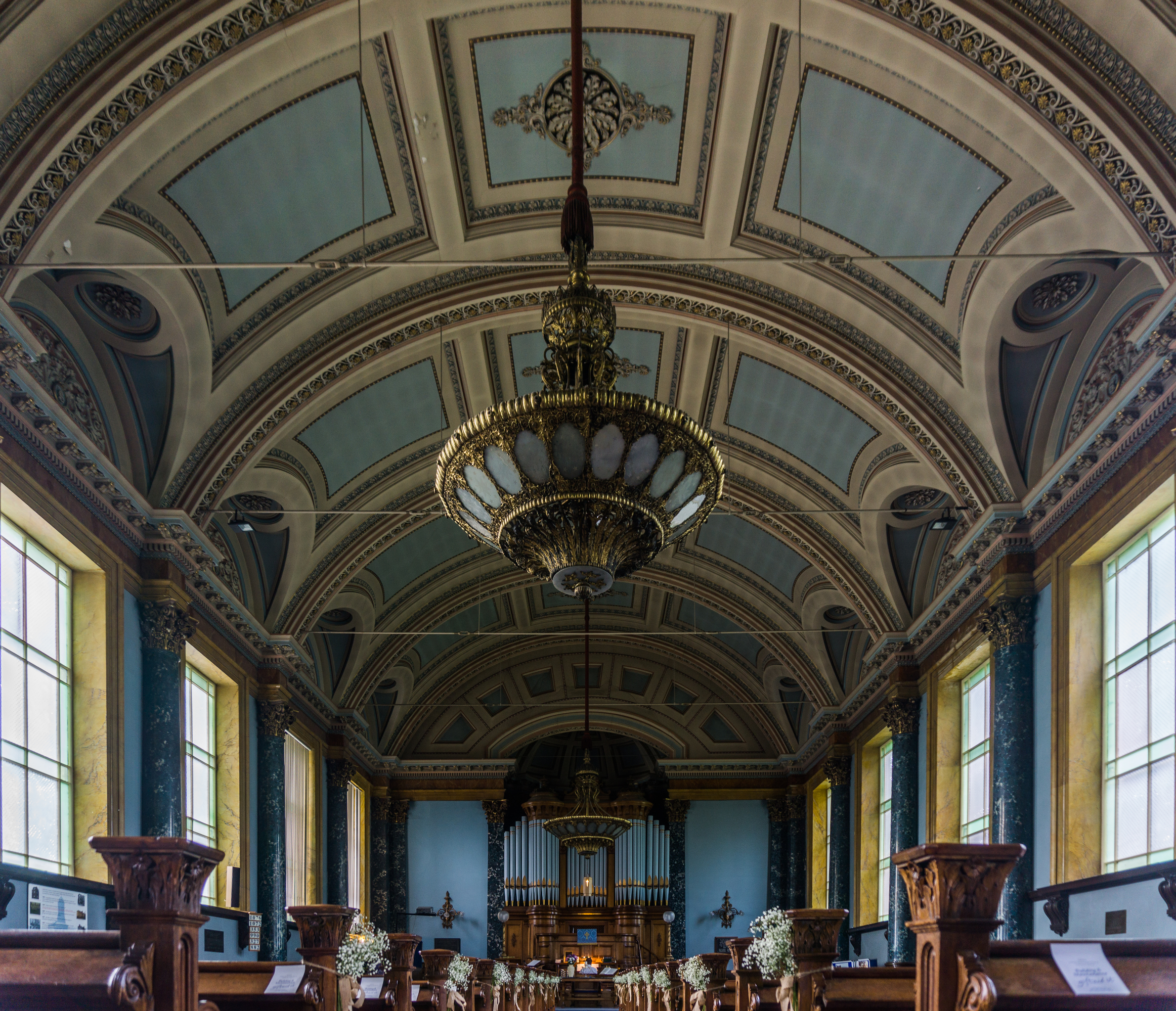 Interior of the Congregational Church at Saltaire